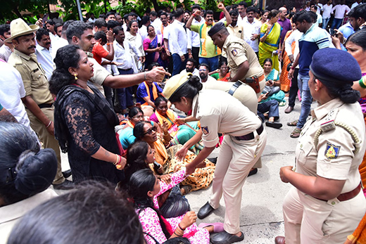 BJP protest